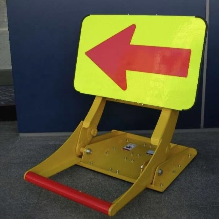 Barrikada kendaraan portabel HiTOMARUKUN 13,4kg tahan lama ringan mudah diatur untuk keamanan kontrol lalu lintas