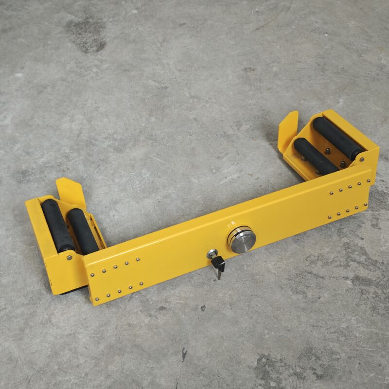 Electrostatic Spraying 5KG Roda Ringan Kunci Anti Pencurian dengan Base Karet Anti-Slip untuk Parkir Aman