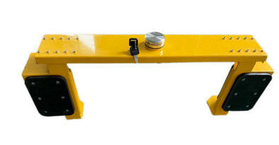 Traffic Yellow Anti Sliding 5KG Wheel Clamp untuk parkir yang aman dan pencegahan pencurian