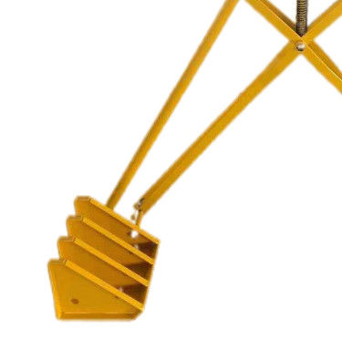 Aluminium Handheld Portable Trailer Perangkat Anti Pencurian Warna Kuning