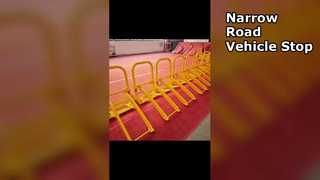 Pemasangan Penghalang Kendaraan Bergerak MVB